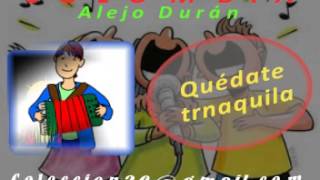 Quedate Tranquila   Alejo Duran