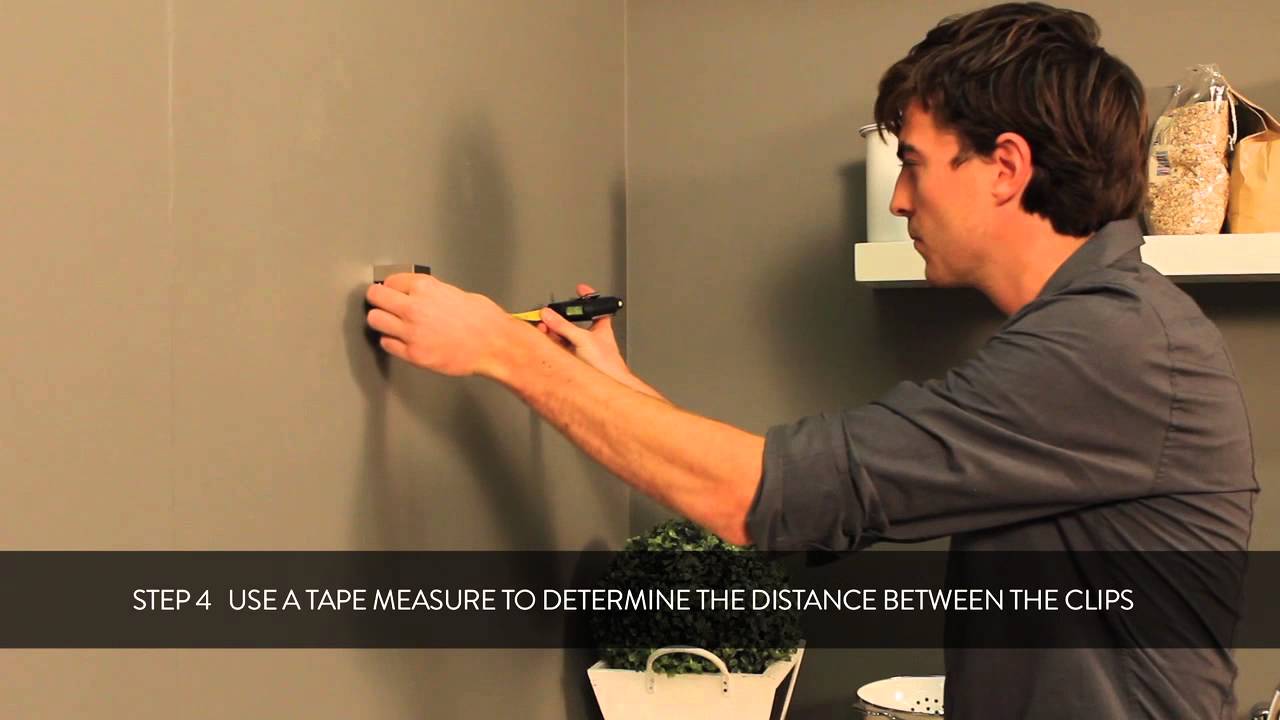 HOW TO: fixing a Duraline clip to your wall