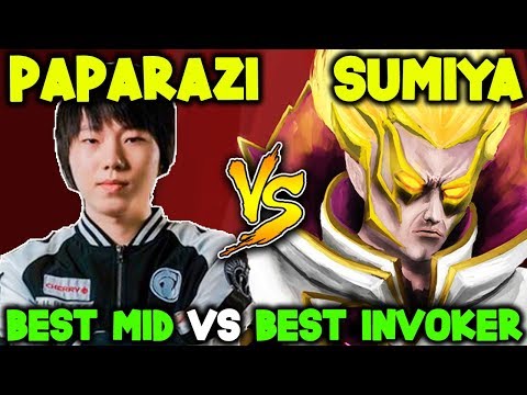 China Best Mid Paparazi Vs Sumiya Best Invoker - BRUTAL mid non-stop ganks