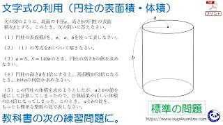 【中学２年数学】文字式の利用　　～みんなができるようになるパンダと数学～