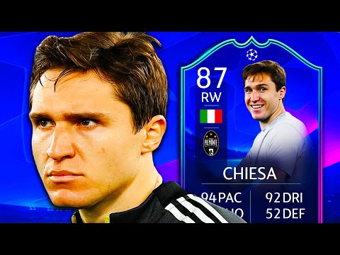 HUGE UPGRADE! 🔥 87 TOTGS CHIESA PLAYER REVIEW - FIFA 22 ULTIMATE TEAM