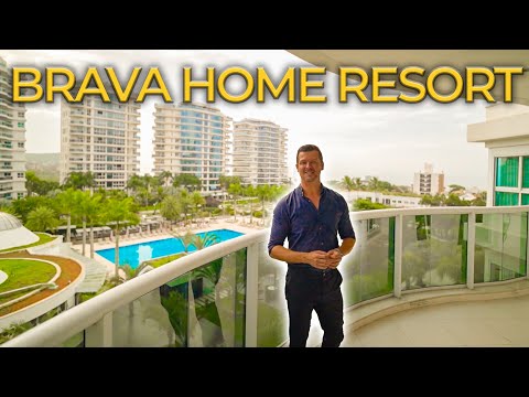 Apartamento Brava Home Resort Praia Brava Decorado - vídeo