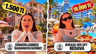 1.500 TL VS 18.000 TL OTEL (UCUZ - ORTA - PAHALI)