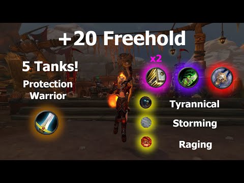 +20 Freehold All Tanks! | Protection Warrior PvE | WoW DF S2 (10.1.7)