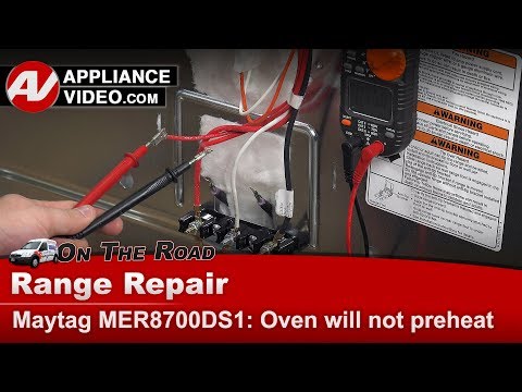 Maytag Stove Repair - Will Not Preheat - Bake Element