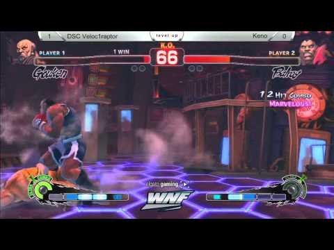 SSF4AE DSC Veloc1raptor vs Keno - WNF 1-15-14
