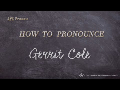 How to Pronounce Gerrit Cole (Real Life Examples!)