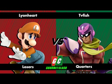 Gourmet Clash #45 - Lyonheart (Luigi) vs Tvfish (Captain Falcon) Losers Quarters - Ultimate Singles