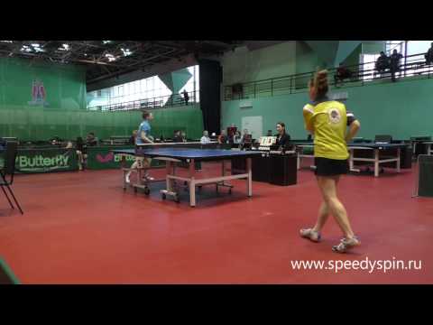 Gerls assorty1.Russian table tennis youth championship TOP-16, 2017. FHD