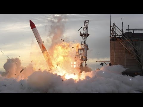 Rocket falls to the ground after launch