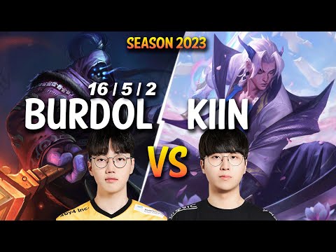 LSB Burdol vs KT Kiin - Burdol JAX vs Kiin YONE Top - Patch 13.18 KR Ranked