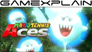 Boo vs Wario in Mario Tennis Aces Gameplay (Nintendo Switch)