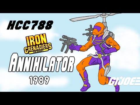 HCC788 - 1989 ANNIHILATOR - Iron Grenadiers G.I. Joe toy review