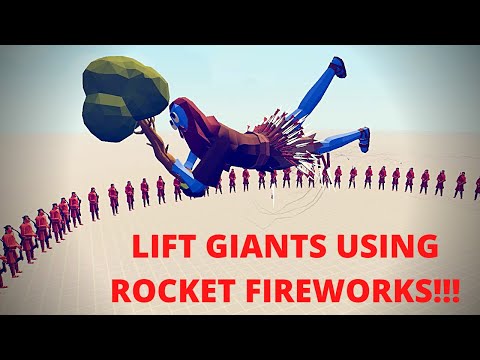 LIFT GIANTS USING ROCKET FIREWORKS - TABS | Tiger Keyboard