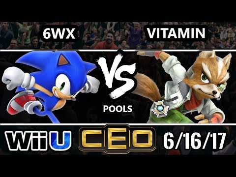 CEO 2017 Smash 4 - Circa | 6WX (Sonic) vs Vitamin (Fox) Wii U Tournament