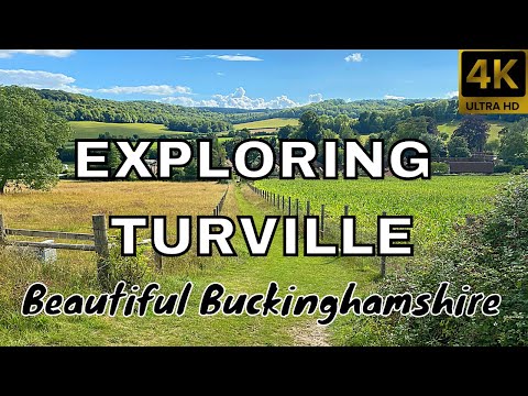 Walking through Turville & the Chilterns, Buckinghamshire | 4K immersive woodland walk