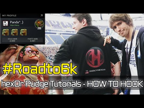 #ROADTO6k - hexOr Pudge Tutorials Dota 2 - HOW TO HOOK