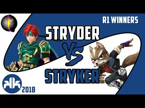 KKON18 Main Event: SSB Wii U - WR1 - Stryder vs STryker