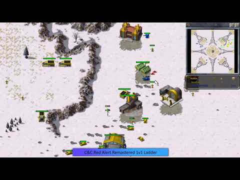 Command and Conquer Remastered: Red Alert Quickmatch 1v1 - SturmFuhrer VS BlueManGroup