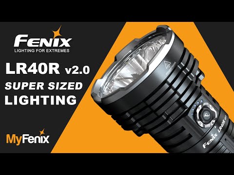 Video Fenix LR40R V2.0 — vyhľadávací reflektor 15000 lúmenov v akcii