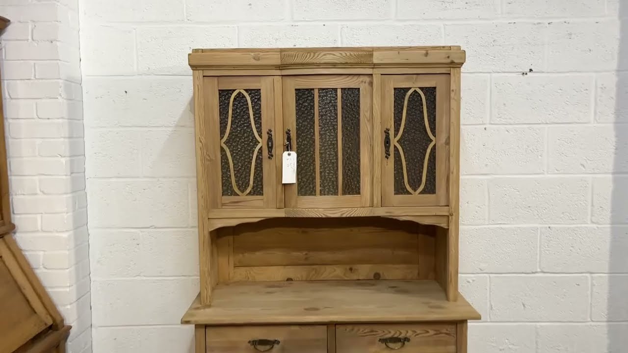 1930’s Glazed Pine Dresser (E1105D) @PinefindersCoUk