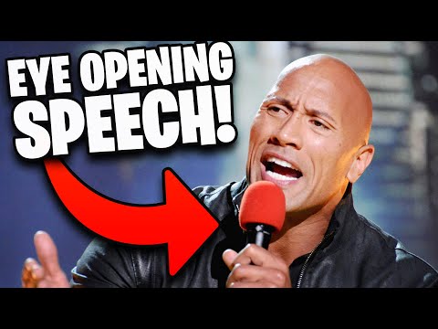 Dwayne The Rock Johnson's Eye Opening Speech