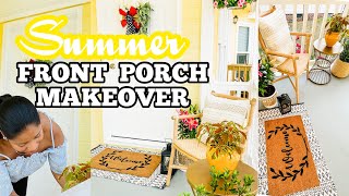 DIY FRONT PORCH MAKEOVER | Summer 2021 #diy #homedecor