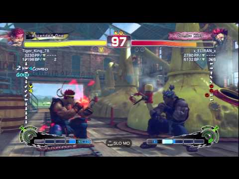 Tiger_King_78 [Evil Ryu] Vs x_ELIRAN_x [Akuma] SSF4 AE 2012 Ranked Matches - PSN
