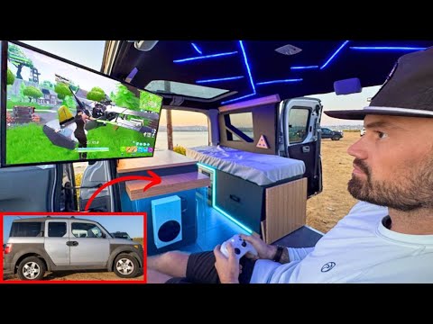 DIY Honda Element Ultimate Gaming Camper Build