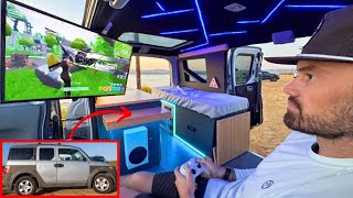 DIY Honda Element Ultimate Gaming Camper Build