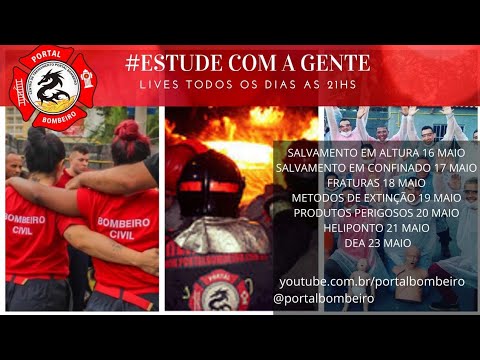 Aula DEA estude Comigo  - Portal Bombeiro