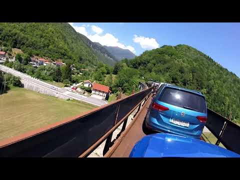 Avtovlak - Motorail Train Most na Soči - Bohinjska Bistrica, Slovenia 26.6.2022