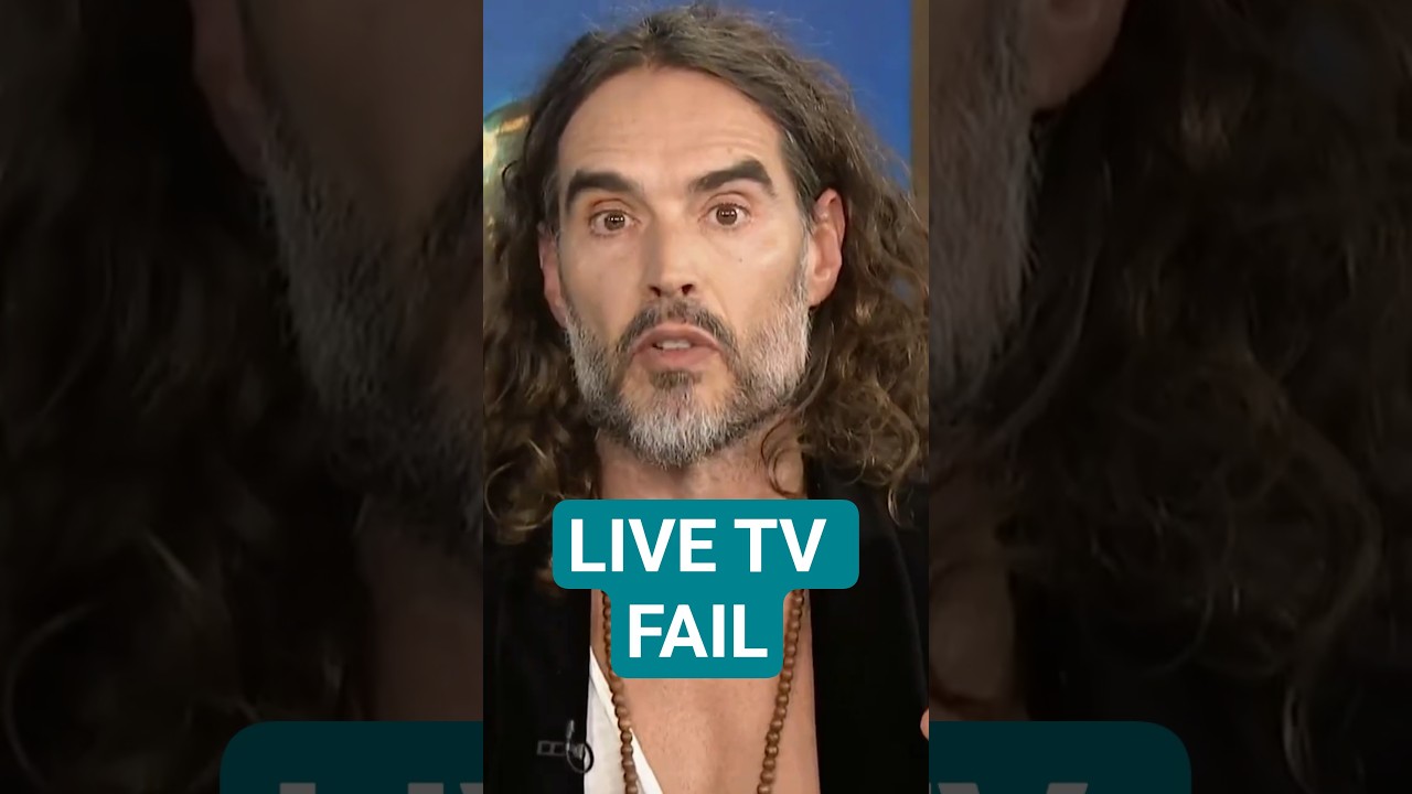Russell Brand HUMILIATED on LIVE TV #shorts #russellbrand #livetv