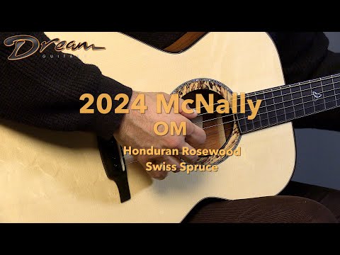Dream Guitars - Brand New 2024 McNally OM, Honduran Rosewood/Swiss Spruce #guitardemo #guitarcraft