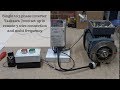 Single Phase To 3 Phase Inverter Yaskawa J1000 Set Up In Remote Mode And Multi Frequency English