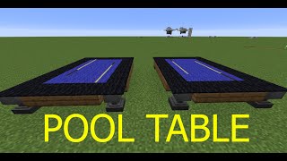 How to Make a Pool Table in Minecraft