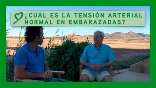 ¿Cuál es la TENSIÓN ARTERIAL normal en embarazadas