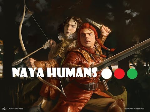 MTGA - BrewLab - Naya Humans ⚪️🔴🟢 (Standard)
