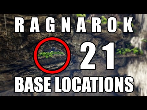 ARK Ragnarok - 21 Base locations... Hidden locations, starter spots and more...