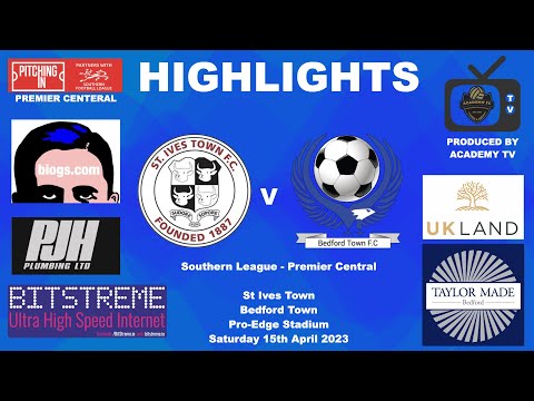 St Ives Town 2-0 Bedford Town Southern League-Premier Central #eaglevision #NLRS #goal #redcards
