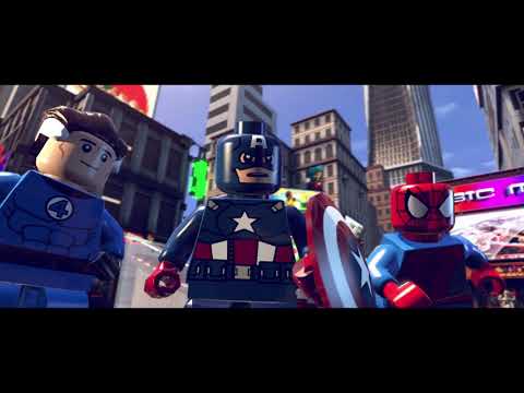 LEGO Marvel Super Heroes Walkthrough - Part 4 Times Square Off  (Playstation 4 gameplay)