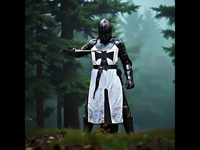 Vídeo relacionado con Templar con ax crusader night en armadura en escaleras