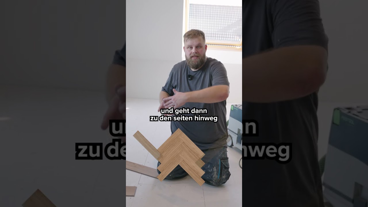 So verlegst du das Fischgrätmuster Schritt für Schritt