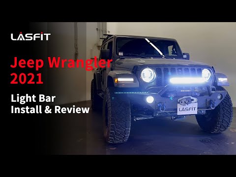 2021 Jeep Wrangler Front Bumper | Newest LED Light Bar Installation & Review