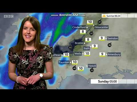 Alex Osbourne BBC ONE Points West weather March 14th 2020 in HD! - 60 FPS