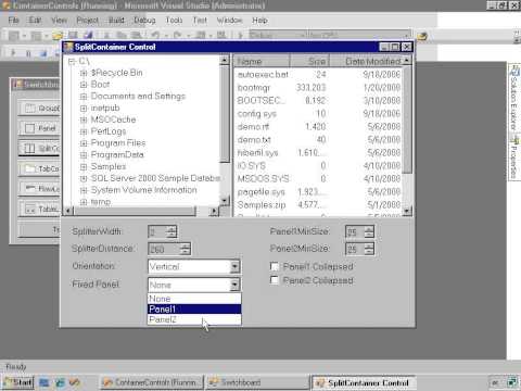 Module 15\34. Container Controls\02  Container Controls to C# (Container Controls)