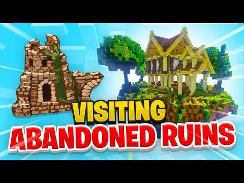 Exploring Creepy Abandoned Ruins in Minecraft Skyblock #3