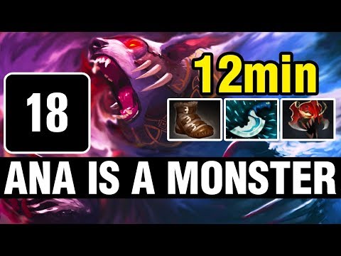 +18 ANA IS A MONSTER - URSA WITH 37 KILLS - Dota 2