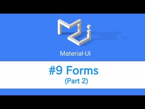 Learn React Material UI 9 Forms Part 2