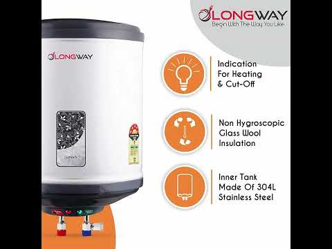 Buy Longway 25L Grey Water Storage Geyser with Free Installation Kit,  Superb Online At Price ₹3499